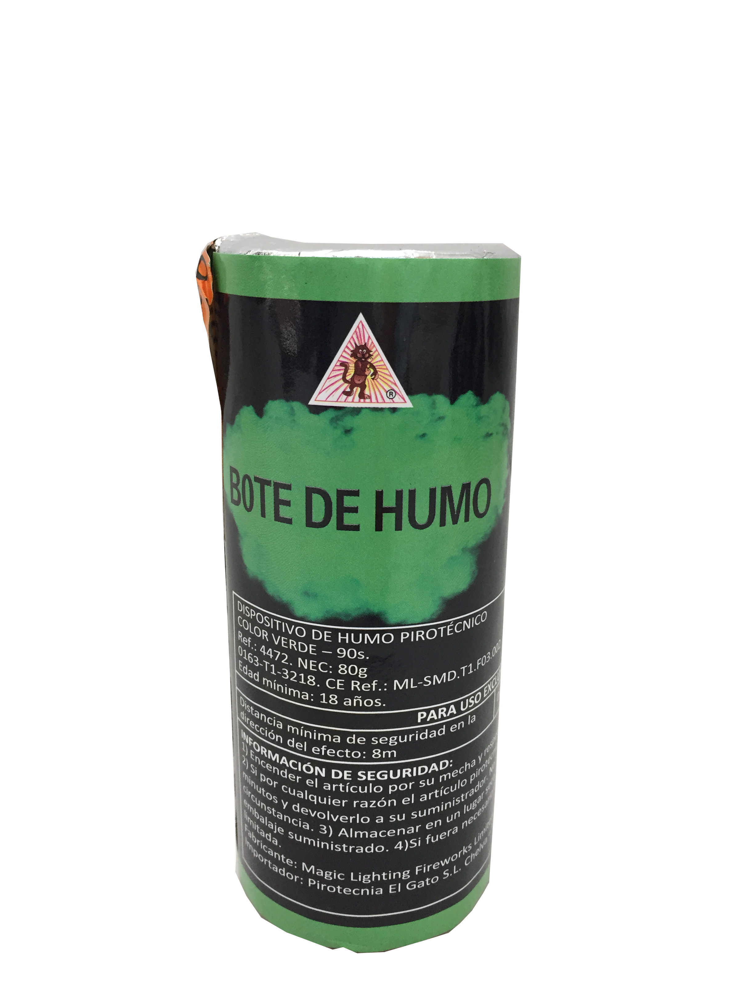 Bote de humo verde (90s)